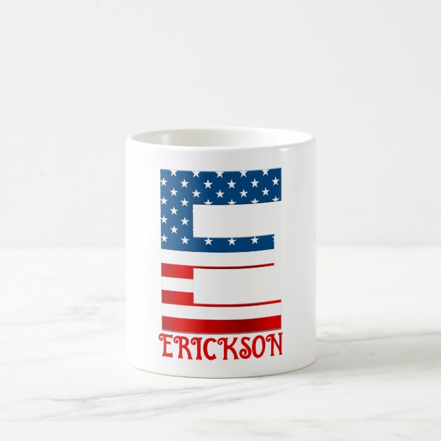 Caneca de Café Personalizada com Monograma do Dia  (Centro)