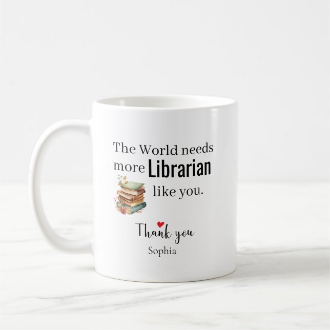 Caneca de Café Personalizada com Nome - Obrigado B (Esquerda)