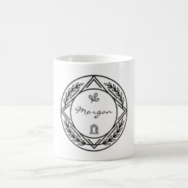 Caneca de Café Personalizada com Nome ou Inicial