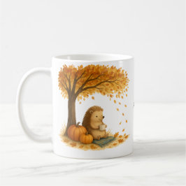 Caneca de Café Personalizada com Ourico do Outono 