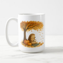Caneca de Café Personalizada com Ourico do Outono 