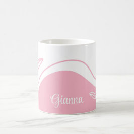 Caneca de Café Personalizada com Padrão Minimalist