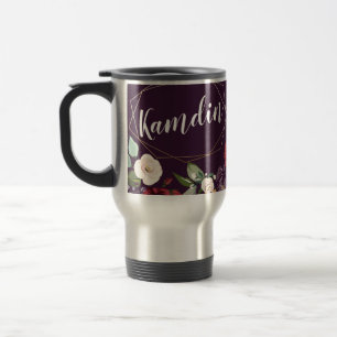 Caneca de café personalizada de 15 onças Rosas rox