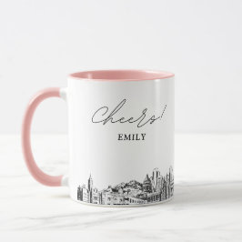 Caneca de Café Personalizada de Casamento em Salt 