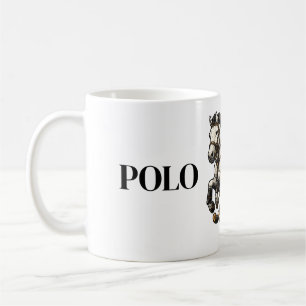 Caneca de Café Personalizada de Cavalo de Polo - E