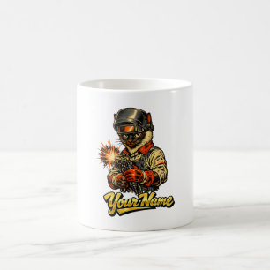 Caneca de Café Personalizada de Gato Siamês Soldad