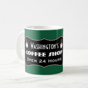 Caneca de café personalizada de presente