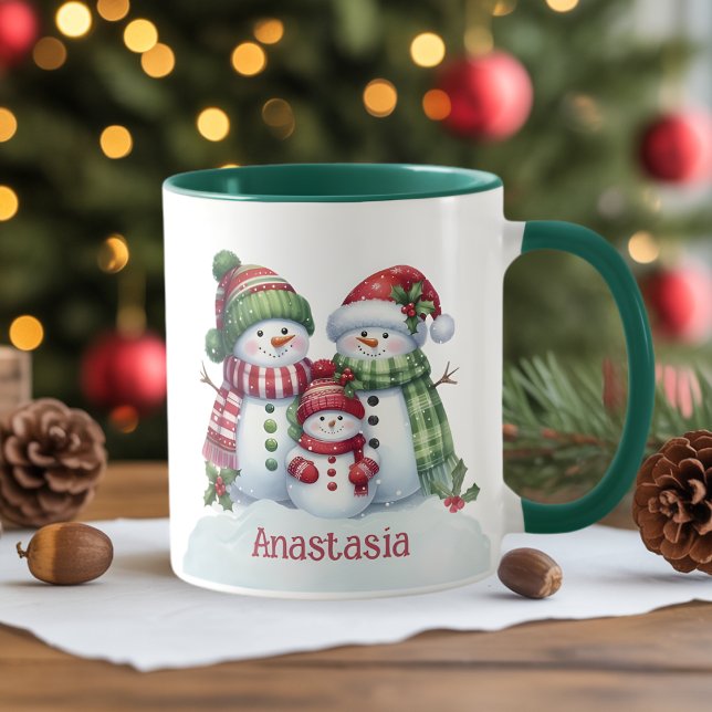 Caneca de Café Personalizada do Boneco de Neve de  (Criador carregado)