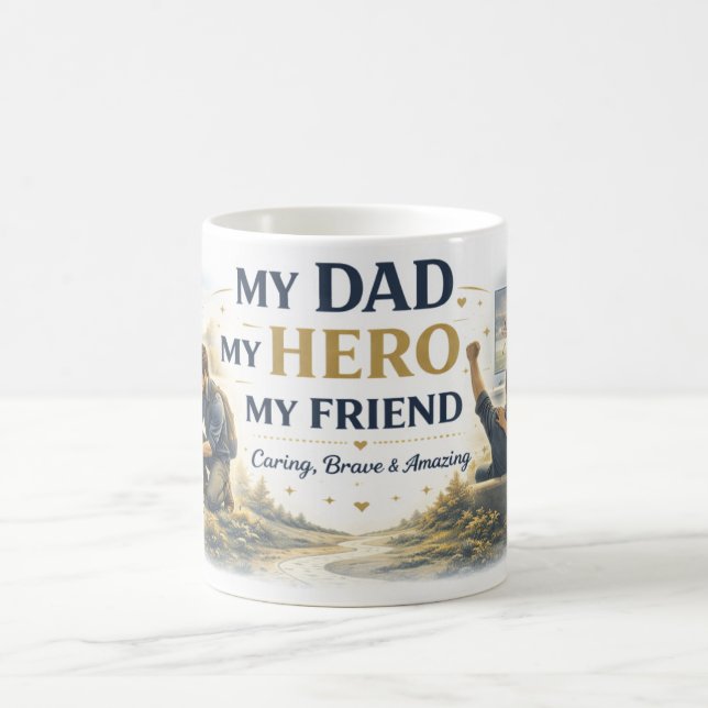 Caneca de café personalizada do Dia dos Pais (Centro)