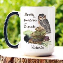 Caneca de Café Personalizada do Mago da Coruja Par