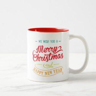 Caneca de café personalizada do Natal da foto