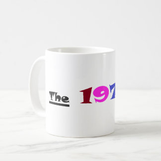 Caneca de Café Personalizada dos Anos 1970