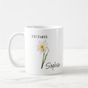 Caneca de Café Personalizada Flor de Dezembro