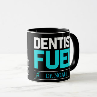 Caneca de Café Personalizada Fuel do Dentista Engr