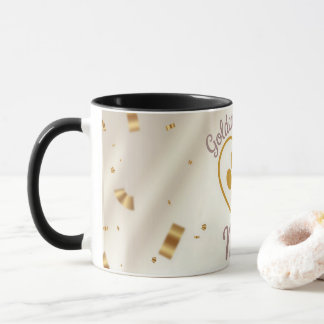 Caneca de Café Personalizada Mãe do Golden Retriev