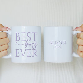 Caneca de Café Personalizada Melhor Chefe de Todos