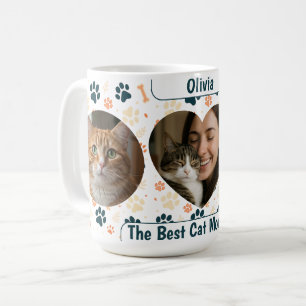 Caneca de Café Personalizada Melhor Mãe de Gato de