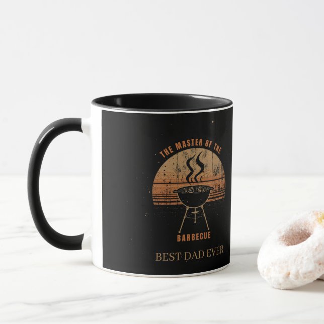 Caneca de Café Personalizada Mestre da Churrasquei (Com Donut)