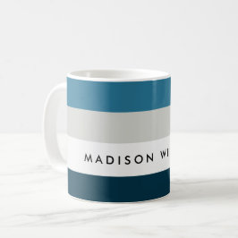 Caneca de Café Personalizada Minimalista com Nome