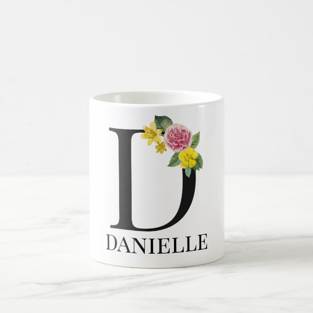 Caneca de Café Personalizada Minimalista com Nome (Centro)