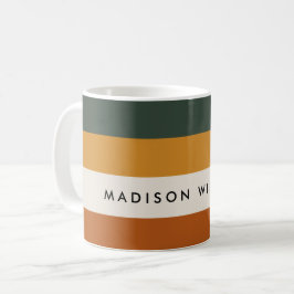Caneca de Café Personalizada Minimalista com Nome