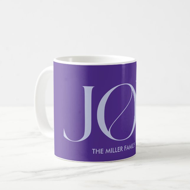 Caneca de Café Personalizada Minimalista com Nome (Frente Esquerda)
