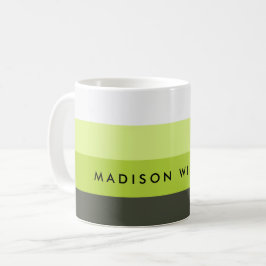 Caneca de Café Personalizada Minimalista com Nome