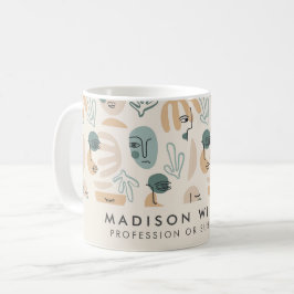 Caneca de Café Personalizada Minimalista com Nome