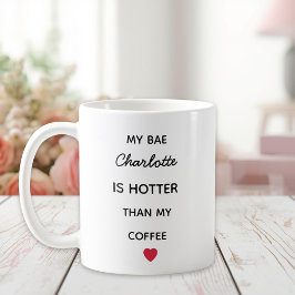 Caneca de Café Personalizada Moderna Bae