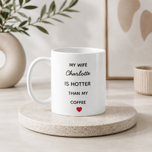 Caneca de Café Personalizada Moderna para Mulher