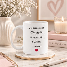 Caneca de Café Personalizada Moderna para Namorada