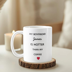Caneca de Café Personalizada Moderna para Namorado