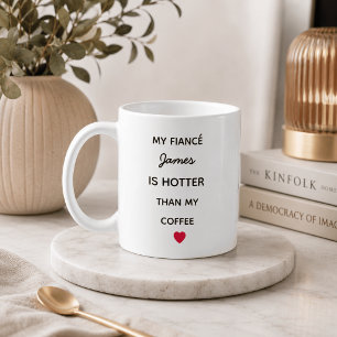 Caneca de Café Personalizada Moderna para Noivo