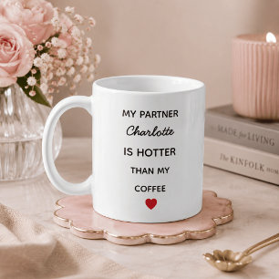 Caneca de Café Personalizada Moderna para Parceiro