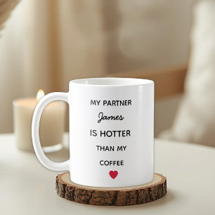 Caneca de Café Personalizada Moderna para Parceiro
