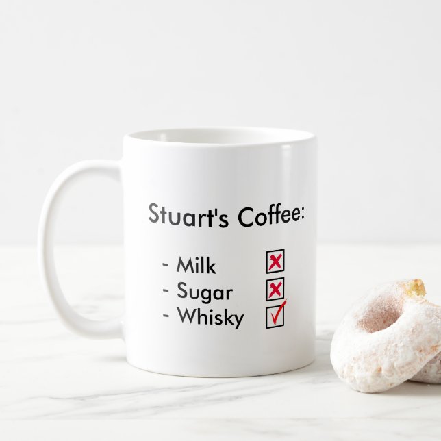 Caneca de café personalizada - novidade (Com Donut)