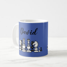 Caneca de Café Personalizada para Amantes de Xadre