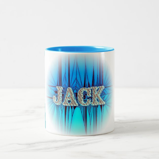 Caneca de café personalizada para Jack. (Centro)