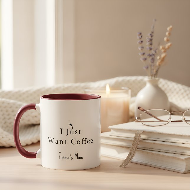 Caneca de Café Personalizada para Mãe | Caneca com (Criador carregado)
