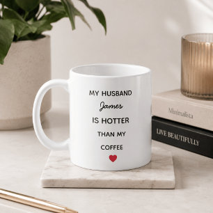 Caneca de Café Personalizada para Marido Moderna