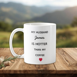 Caneca de Café Personalizada para Marido Moderna