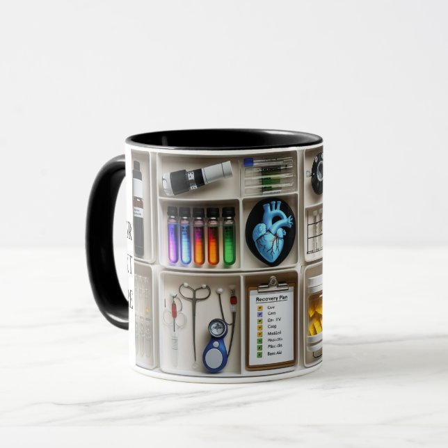 Caneca de Café Personalizada para Médico (Frente Esquerda)
