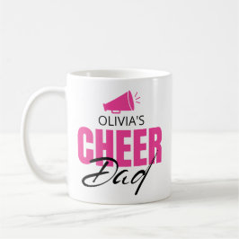 Caneca de Café Personalizada para Pai de Cheerlead