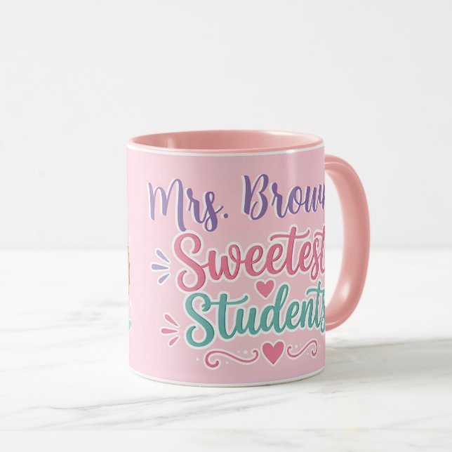 Caneca de Café Personalizada para Professores dos  (Frente Esquerda)
