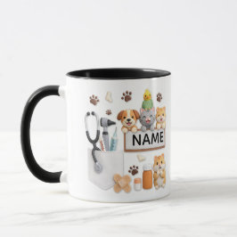Caneca de Café Personalizada para Veterinário