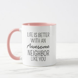 Caneca de Café Personalizada para Vizinho Presente