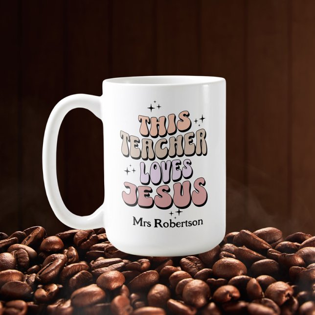 Caneca de café personalizada retrô de agradeciment (Criador carregado)