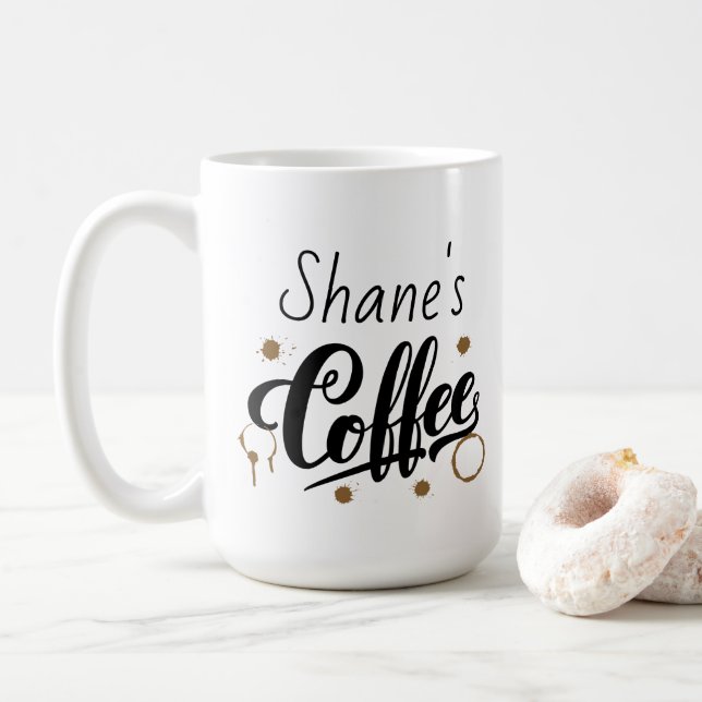 Caneca De Café Personalizado  (Com Donut)