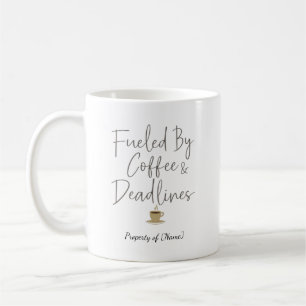 Caneca De Café Personalizado Alimentado por Café e Prazos