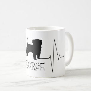 Caneca De Café Personalizado Ama Meu Cachorro Bater